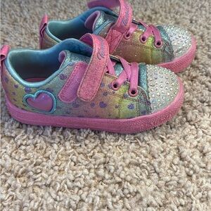 Skechers Rainbow Glitter twinkle toes